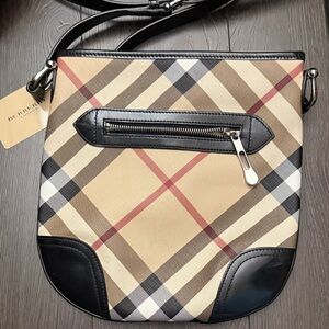 Burberry Beige and Black Crossbody Bag